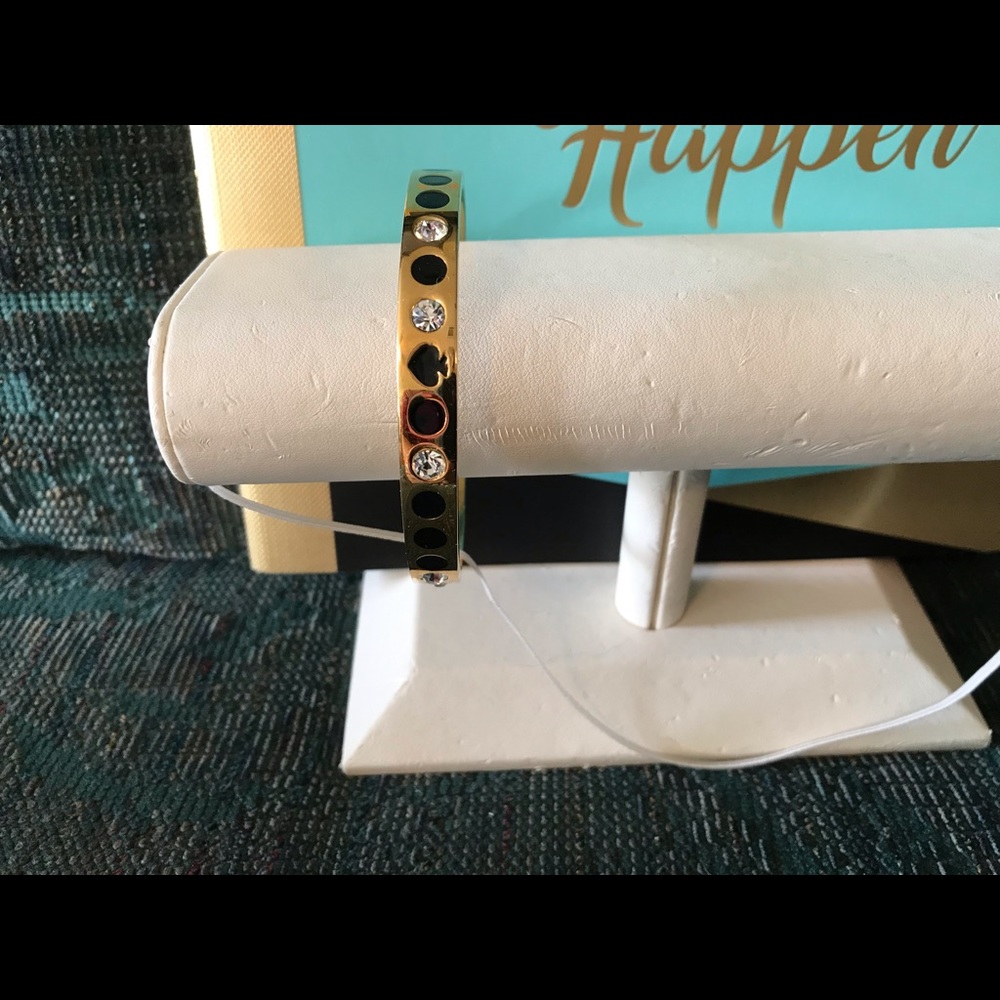REDUCED!!!NWOT Kate Spade Spot The Spade Bangle - Picture 4 of 9